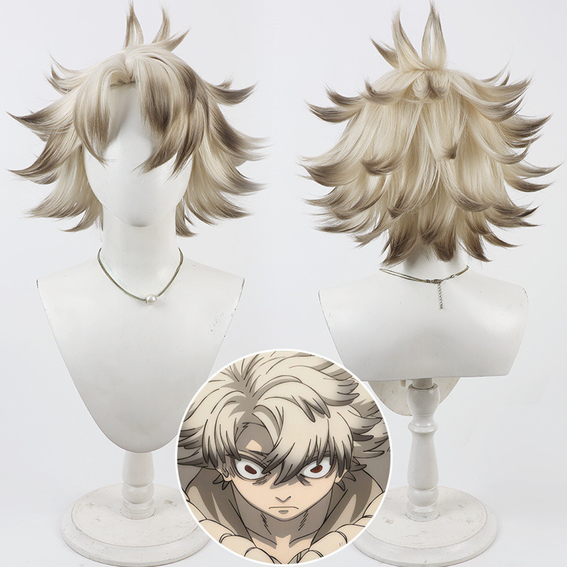 GACHIAKUTA Rudo Cosplay Wig Hollywood Outfit Heat Resistant Synthetic Hair