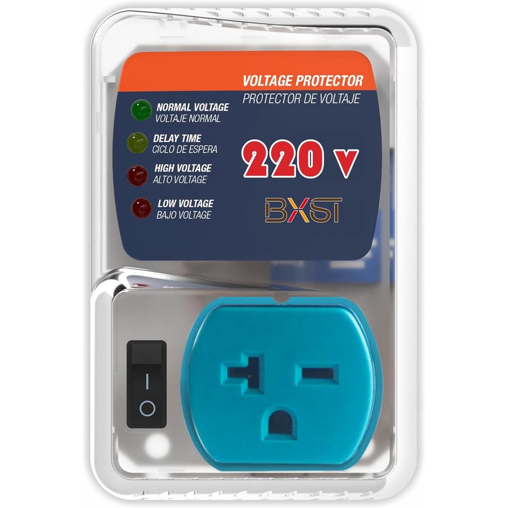 BXST ตู้เย็น Surge Protector Single Outlet แรงดันไฟฟ้า Surge Protector สําหรับเครื่องใช้ในบ้าน 180S 