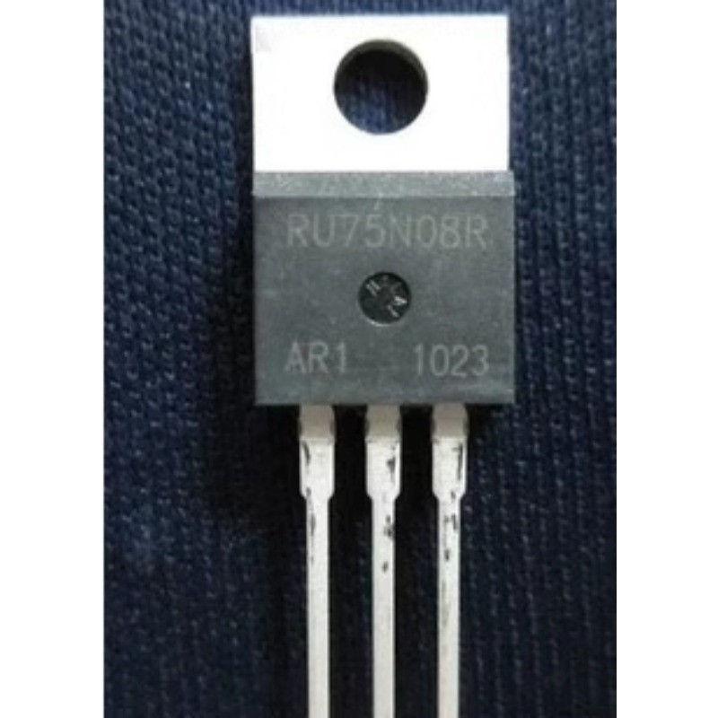 10 ชิ้นมือสองและไม่ใหม่และส่งหลังจากวัดนําเข้าถอดชิ้นส่วน RU75N08R WFP75N08 SUP75N08 FDP75N08 75N08 