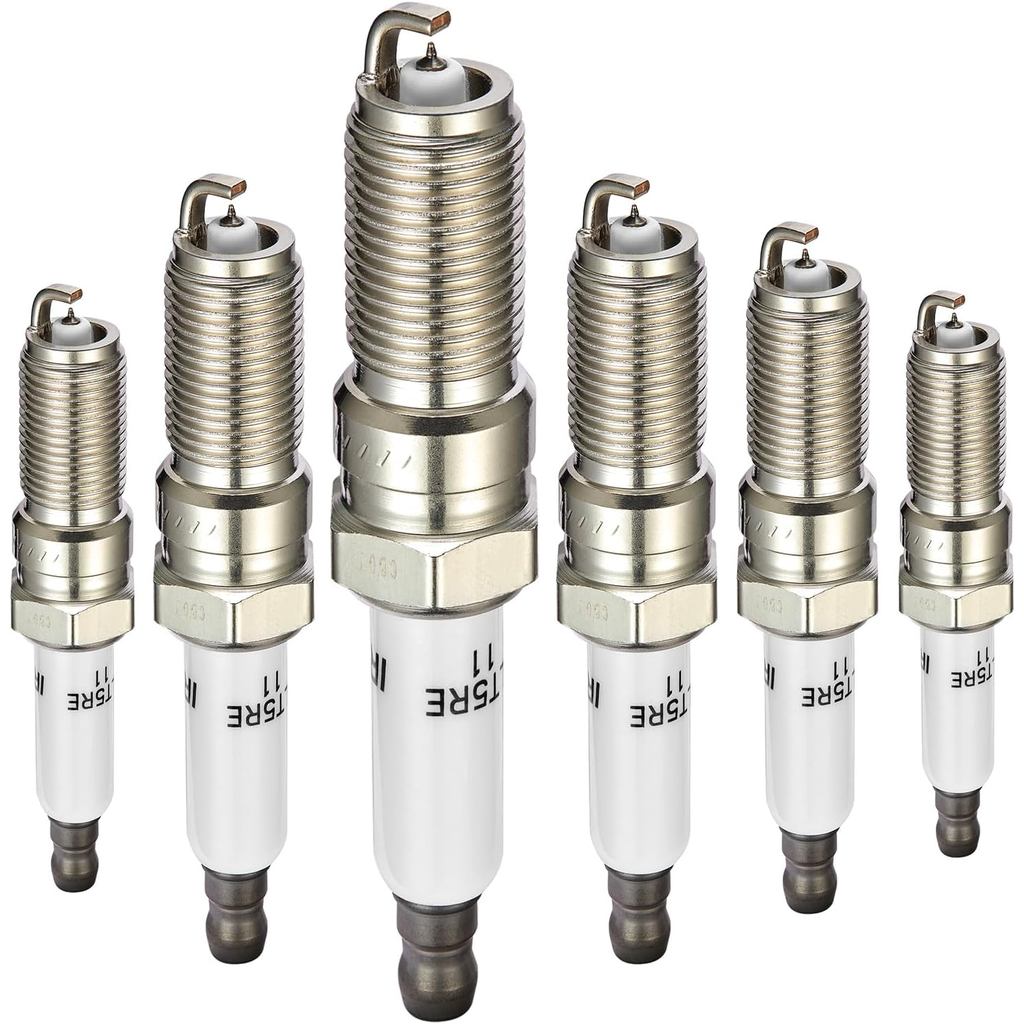 ชุด 6 หัวเทียนอิริเดียม 41-103 ใช้งานร่วมกับ GMC Envoy 9-7x Chevy Malibu Trailblazer EXT Ascender Ra