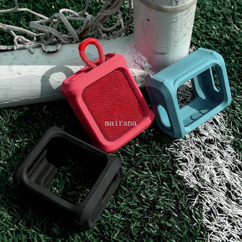ฝาครอบซิลิโคนสําหรับลําโพง JBL GO3 สําหรับลําโพง JBL GO3 สําหรับเคสพร้อมสายรัดสไตล์คลาสสิก