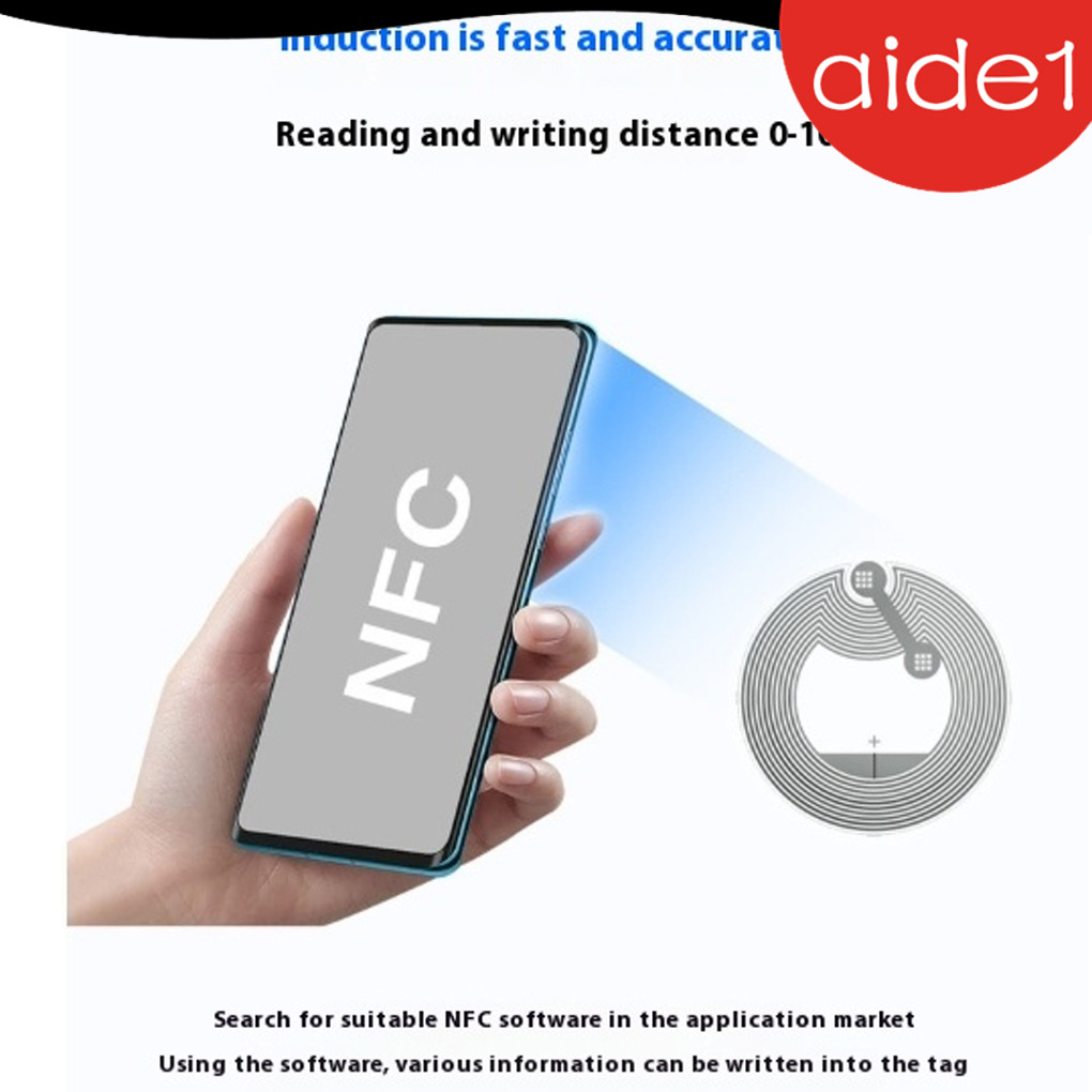 ทองแดง NTAG213 Adeve แท็ก Self Adeve สําหรับโทรศัพท์ที่เปิดใช้งานทั้งหมด 25 มม. NTAG213 ป้าย