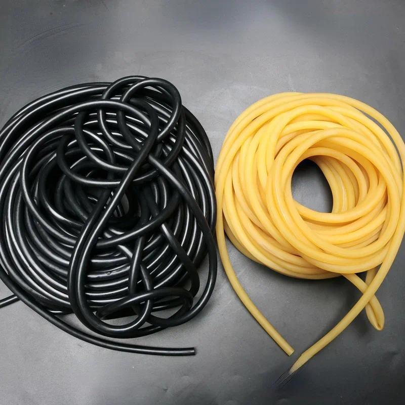 การล่าสัตว์ Slingshots ยิง Catapult ยาง Band ฟิตเนสโยคะ Bungee Strong Elastic Part 6 มม.x 9 มม.ยาง string
