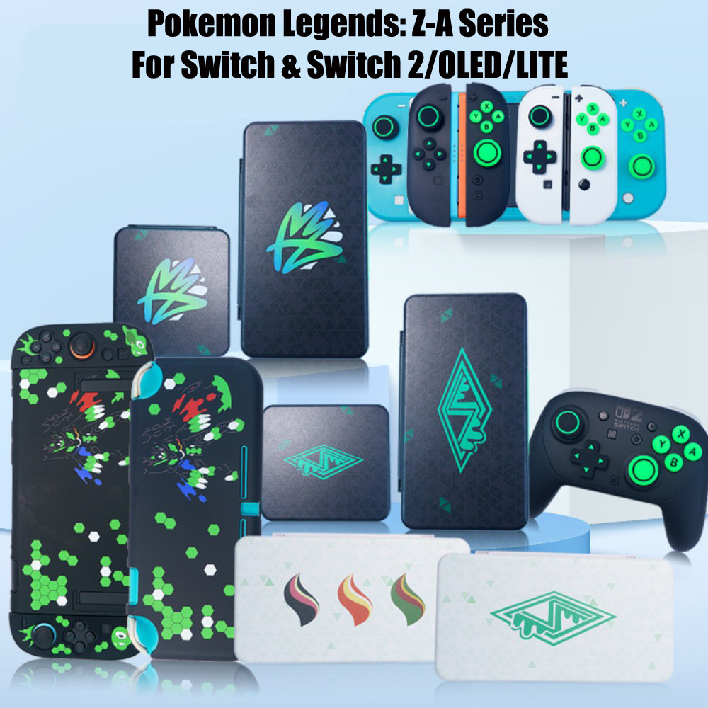 Pokemon Legends: ZA Zygarde Series สําหรับ Nintendo Switch & Switch 2 /OLED/LITE เคสป้องกันและเคสการ