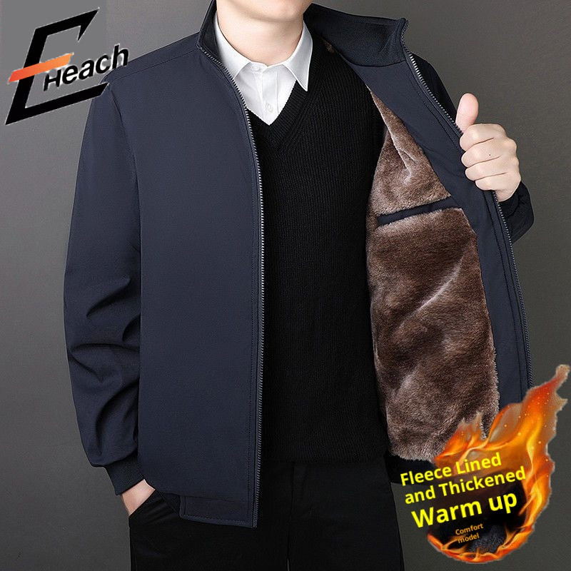 เสื้อแจ็กเก็ตผ้าฟลีซสำหรับผู้ชาย ให้ความอบอุ่นและสวมใส่ง่าย