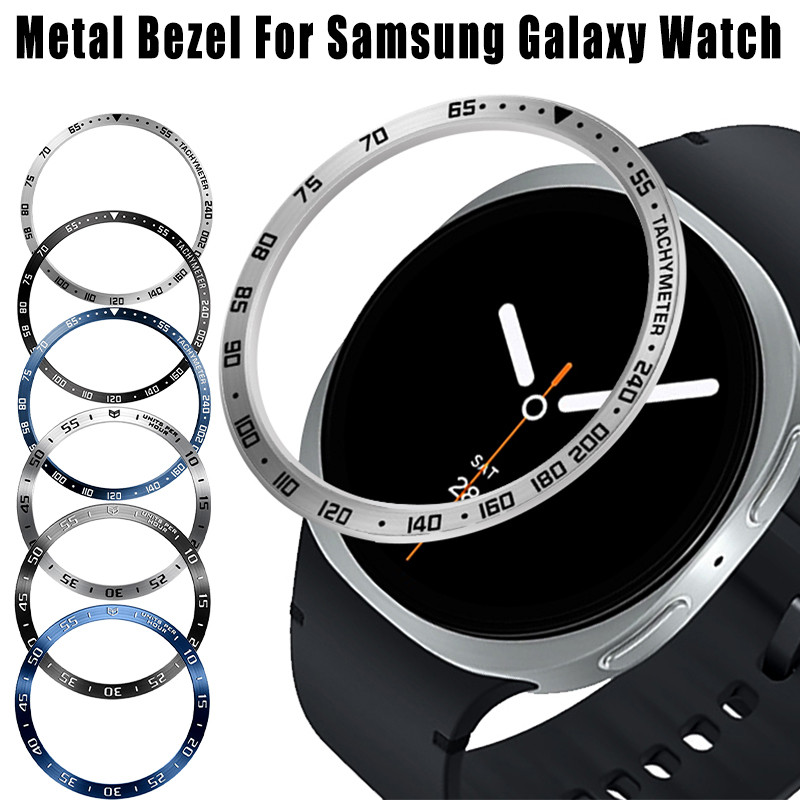 โลหะ BEZEL แหวนสําหรับ Samsung Galaxy นาฬิกา 8 7 6 5 4 40/44 มม.8/6Classic หลัก BEZEL กรอบสําหรับ Galaxy นาฬิกา Ultra 47 มม.อุปกรณ์เสริม