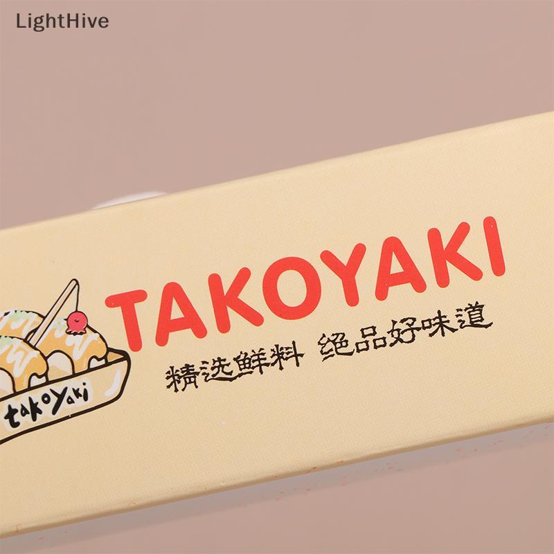 [LightHive] 50 ชิ้นกล่องบรรจุภัณฑ์ปลาหมึกยักษ์อาหารถนนญี่ปุ่นทาโกะยากิทิ้ง Takeaway บรรจุขนมขบเคี้ยวภาชนะกระดาษอุปกรณ์ปาร์ตี้ (TH) ราคา ถูกที่สุด ดีลบีเคเค แกลเลอรีภาพที่ 6