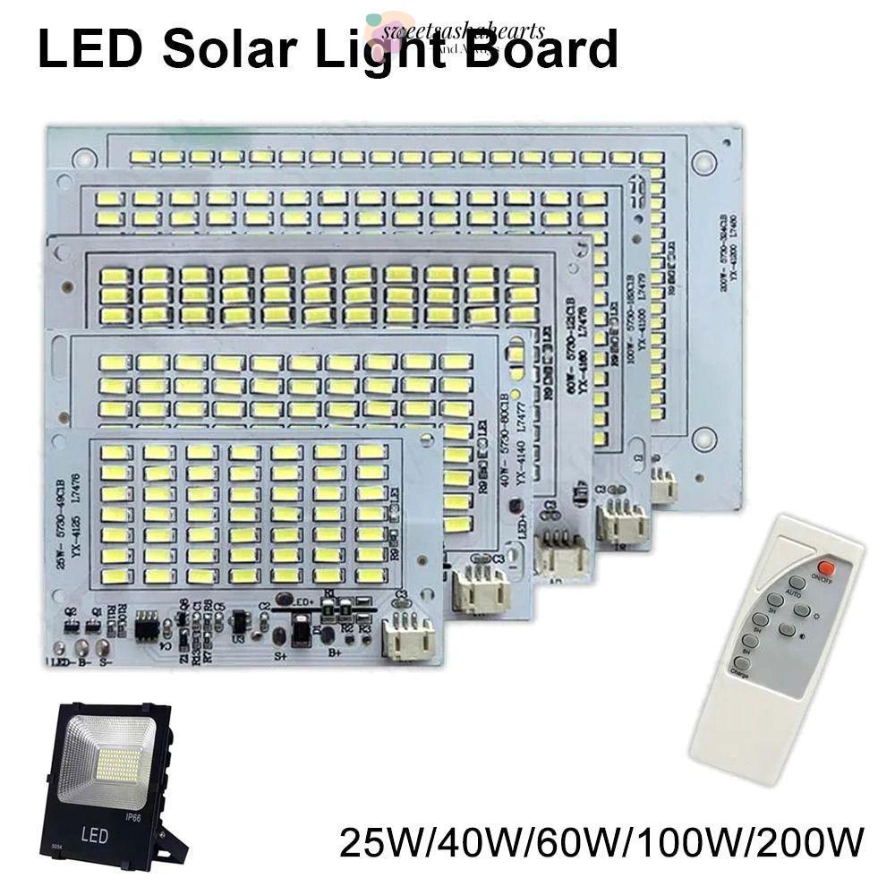 SWEETSASHA1 ชิ้นไฟ LED, 25/40/60/100/250 วัตต์ SMD5730 แผงแหล่งกําเนิดแสง, แสงสีขาวความสว่างสูงพร้อมรีโมทคอนโทรล Floodlight