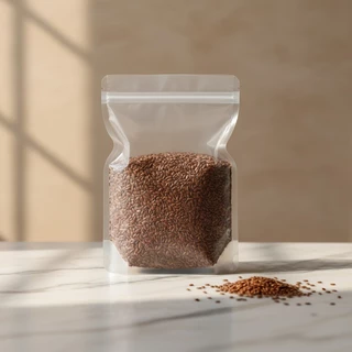 เมล็ดแฟลกซ์ 1 กิโลกรัม (Flaxseed 1 Kg) เมล็ดเฟล็กซ์ สีน้ำตาล Brown Flax seeds แฟล็กซ์ ธัญพืช