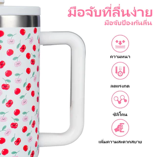 Oracasa（40oz/1200ml）แก้วน้ำสแตนเลสแบบถือพร้อมหลอดสองชั้นความจุขนาดใหญ่สำหรับเล่นกีฬาแบบสูญญากาศกลางแจ้ง