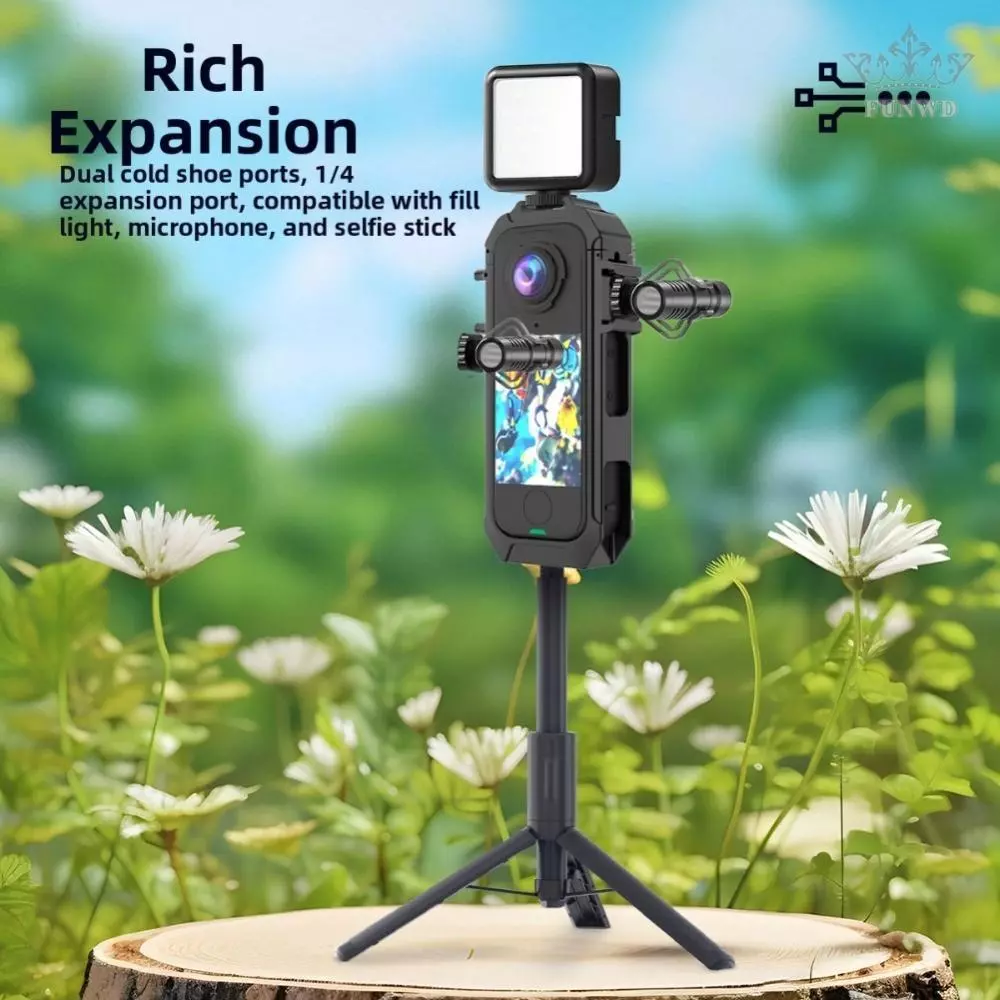 Insta360 X4 Air Frame Cage ABS Material with Magnetic Cold Shoe thumbnail 8