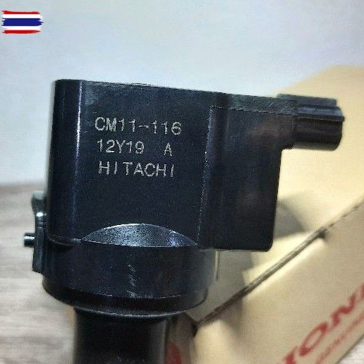 คอยล์จุดระเิด Honda city jazz 2009-2013 แท้ห้าง i-vtec Freed Brio Part No.30520-RB0-003 1 ตัว CM11-1
