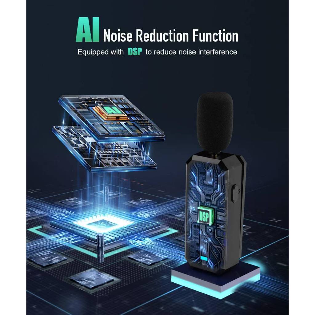 SHIDUชุดหูฟังไมโครโฟนไร้สาย M500 2.4G ไมค์ช่วยสอนไมค์หนีบปก ไมค์ไร้สายช่วยสอนสำหรับครูอาจารย์ - รูปที่ 6