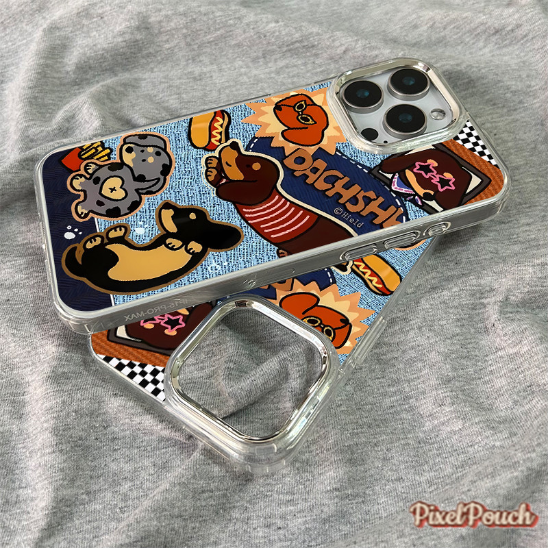 แอปเปิ้ลโทรศัพท์ หมาน้อยน่ารัก สำหรับ iPhone เคสไอโฟน 13 12 11 PRO MAX X XS MAX 16 15 14 XR 7/8PLUS จัดส่งจากประเทศไทย