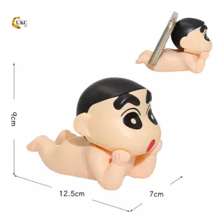 Lazy Crayon Shin-chan ที่วางโทรศัพท์มือถือ-ของเล่นอาบน้ําตลกอินเทรนด์การออกแบบตา