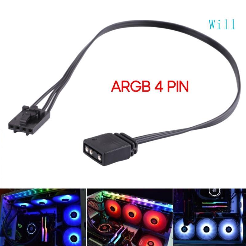 จะสําหรับสายอะแดปเตอร์คอนโทรลเลอร์เรือโจรสลัด QL- LL120 ICUE Sync- ARGB 4Pin Cable