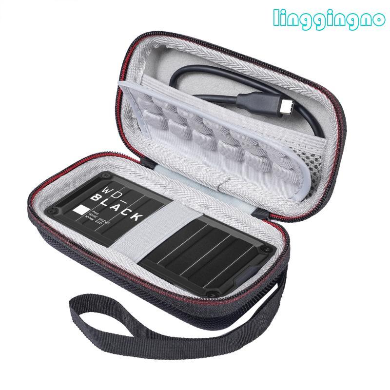 RR เคสแข็ง EVA ทนทานสําหรับ WD BLACK-P40 SSD Holder กระเป๋าถือ EVA พร้อมสายคล้องคอ