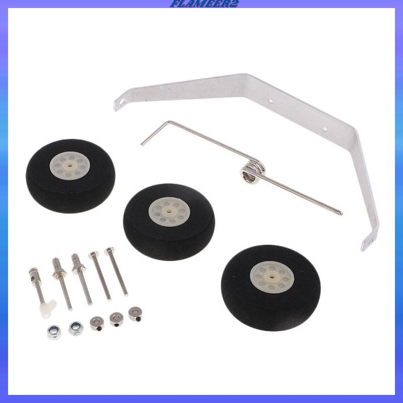 [Flameer2] ชุดอุปกรณ์เสริมล้อหน้าและ Landing Gear สําหรับเครื่องบิน RC Cessna 182