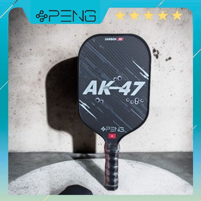 PENG AK47 Carbon T700 pro แร็กเก็ต Pickleball ลาย 14mm