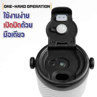 แก้วน้ำเก็บความเย็น 800ML SMAIL SUS316 เก็บความเย็นได้นาน หลอดกรองในตัว มีหูหิ้วซิลิโคน พกพาง่าย ใช้สะดวก