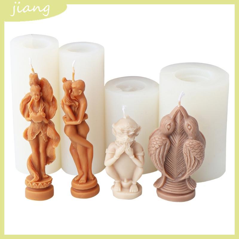 JN ไทยศาสนา Series Mould อีพ็อกซี่เรซินแม่พิมพ์ Handmade Home Decors