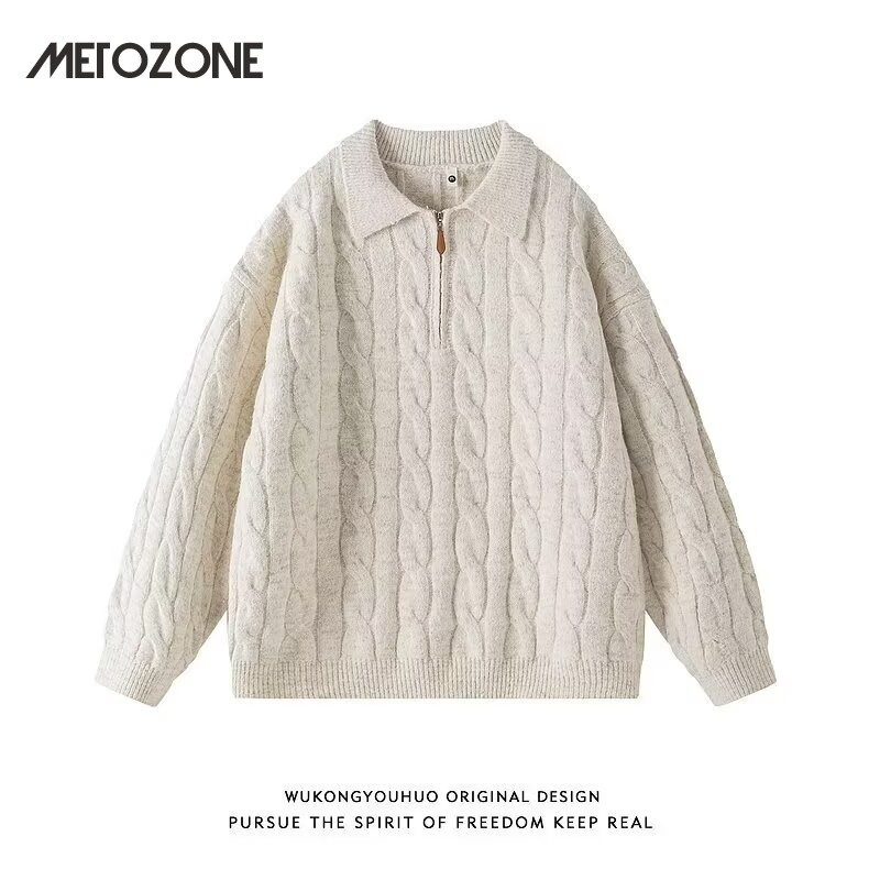 เสื้อกันหนาวแคชเมียร์หนา เหมาะสำหรับฤดูใบไม้ร่วงและฤดูหนาว