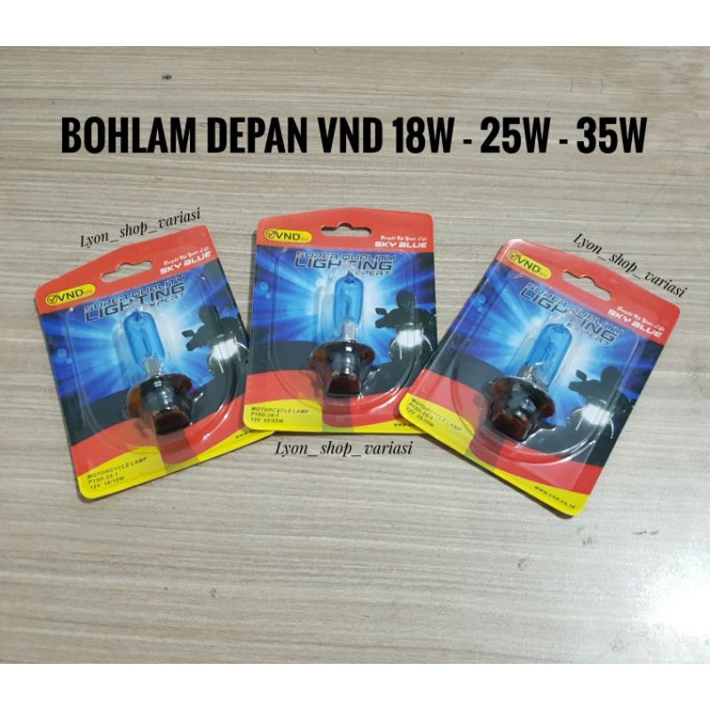 MINIMAL (ขายส่งขั้นต่ํา 10 ชิ้น) หลอดไฟหน้า VND รุ่น TDH Automatic Duck 1 Leg H6 18Watt 25Watt 35Wat