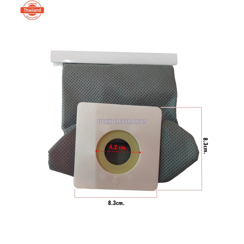 ถุงเก็ฝุ่น ถุงดักฝุ่น ถุงกรองฝุ่น Imarflexรุ่น VC-940 VC-935 VC-921 VC906 VC939 VC911 VC912 VC805 VC