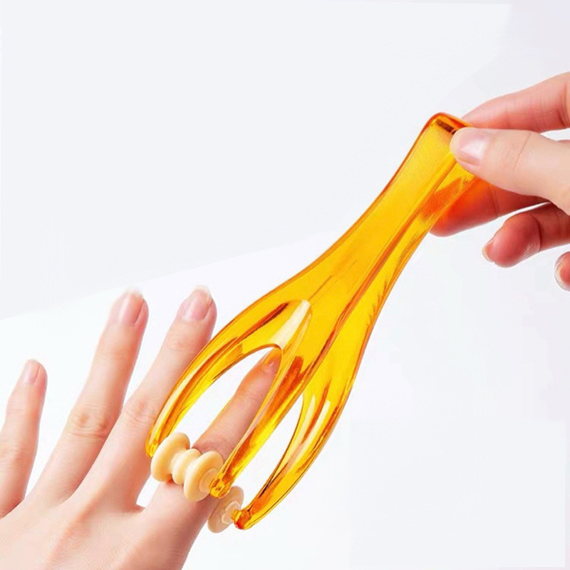 < ขายร้อน ขายร้อน > พร้อมสต็อก Finger Massager Joint Acupoint Roller Massage Beauty Hand Thumb Massa
