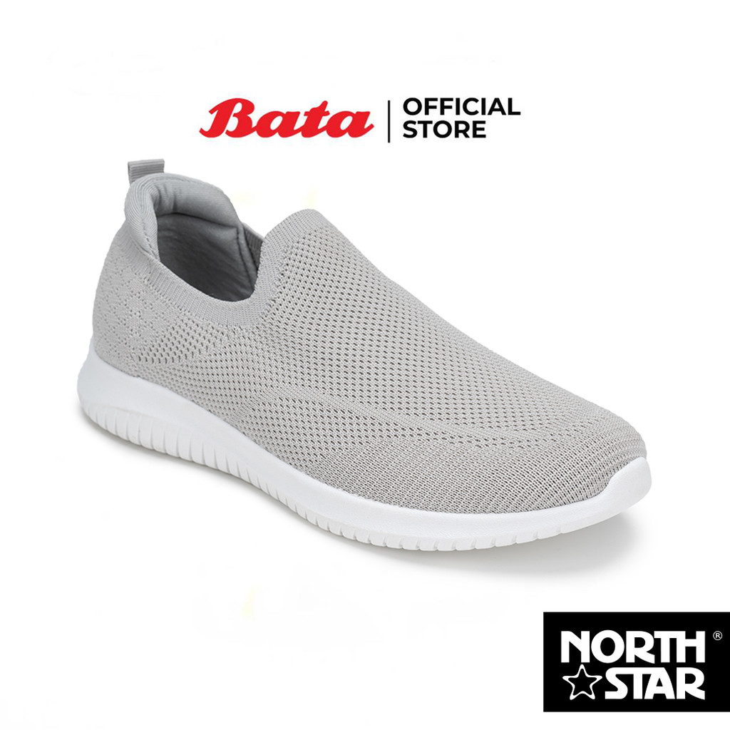 Bata บาจา North Star รองเท้าผ้าใบสนีคเกอร์แบบสวม สำหรับผู้หญิง รุ่น RIMBA สีเทา 5205188 สีดำ 5206188