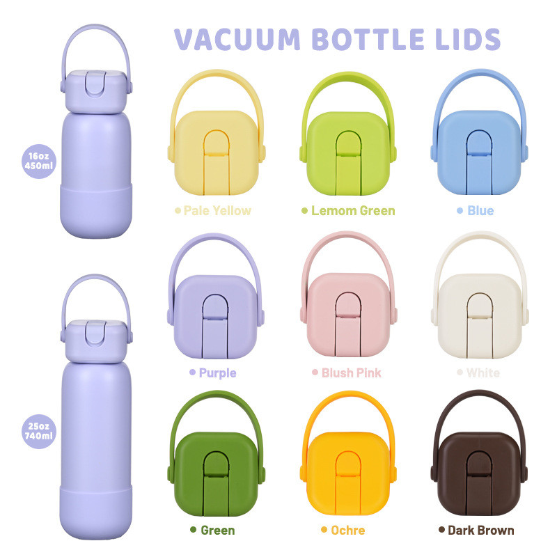 [ฝากระติกน้ำใหม่] Flashing ฝาสแตนเลสมีจุก กันรั่ว ใช้กับกระติก 16OZ/25OZ หลายสี