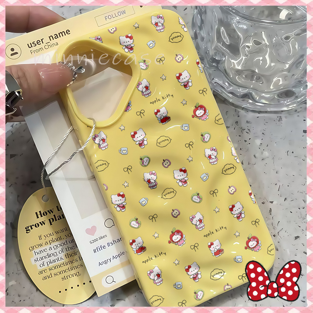 catty น่ารัก พิเศษ เคสกรณีมือถือสำหรับไอโฟน17 16 15 13 ป้องกันการชนกัน For iPhone 15 14 12 16 Promax XS XR 7/8 Plus