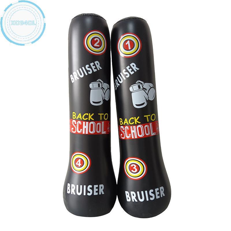 Xo94ol เด็กใหม่ Inflatable Boxing คอลัมน์เยาวชนฟิตเนสแนวตั้งบ้าน Sanda Tumbler TH