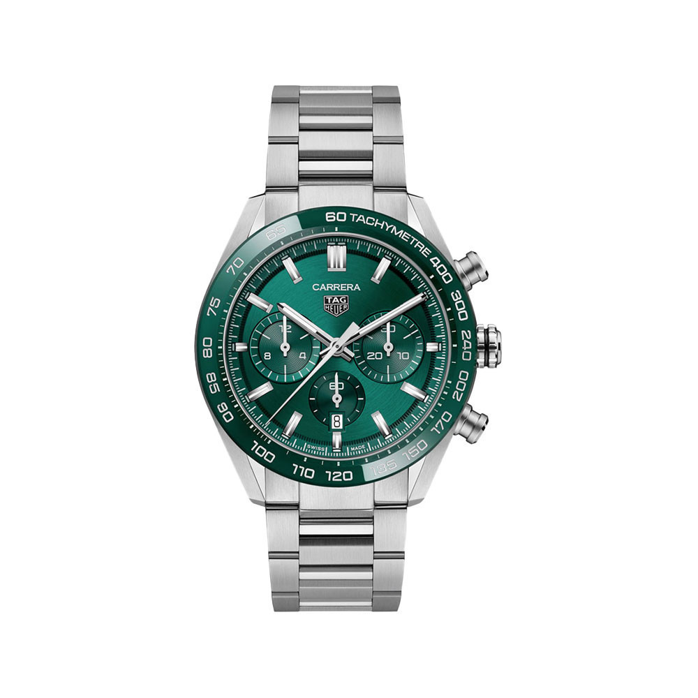 TAG Heuer TAG Heuer TAG Heuer Carlila Series Automatic Mechanical Green Disc นาฬิกาผู้ชาย Business ร