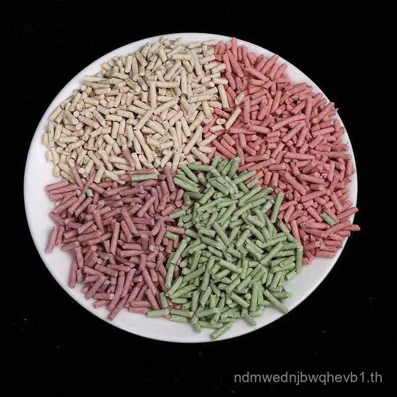 Pcat A10 ทรายแมวเต้าหู้ 4ชิ้น ออร์แกนิค100% ผลิตจากกากถั่วเหลืองธรรมชาติ ทรายแมว Cat Litter 6L ทรายแ