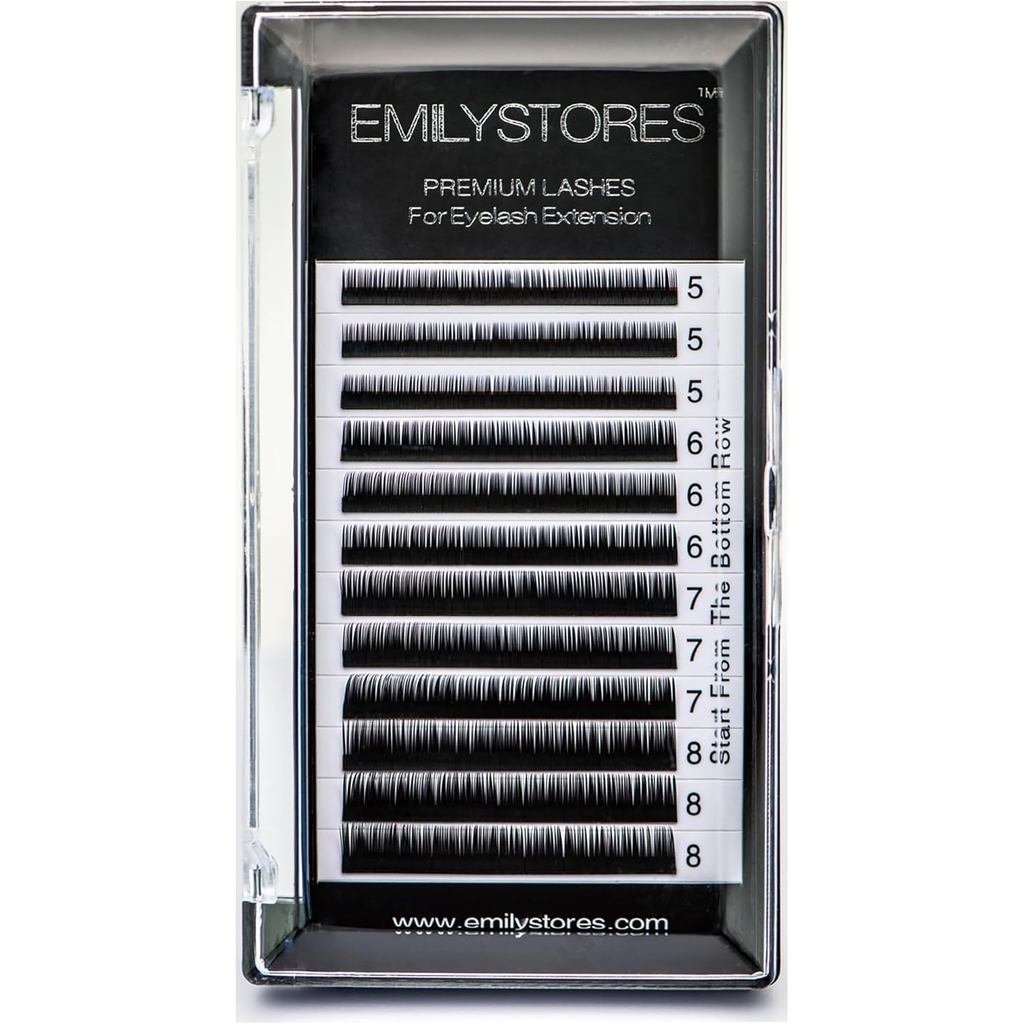 ด้านล่าง Lash Extension Eyebrow Eyelash Extensions ภายใต้ Lower False Lashes ผสม J Curl 0.10 มม.ความ