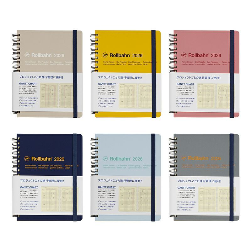 DELFONICS Rollbahn Diary 2026 Gantt Chart L Monthly Planner (Oct 2025 start)ㅤDirect From Japan
