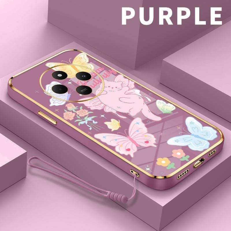 HP Xiaomi Redmi 14C A1 A2 A3 K30 Pro Zoom Ultra K40 Plus K50 K70E S2 Turbo 4 5G Y2 Y3 ผีเสื้อหวานซิล