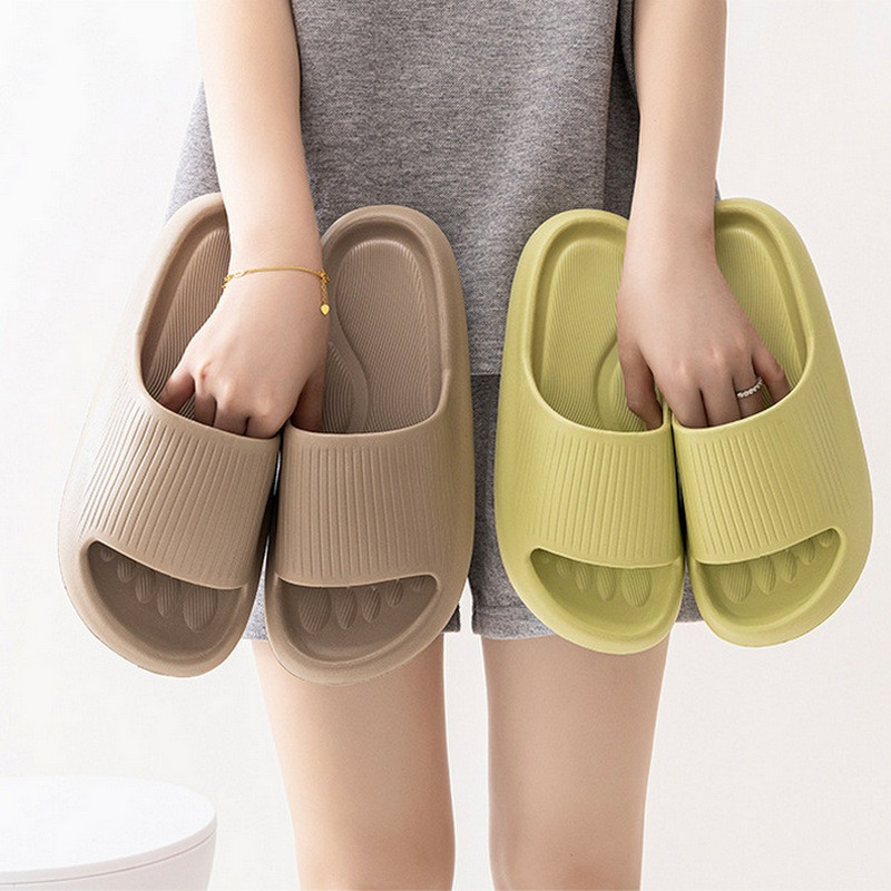 รองเท้าแตะอาบน้ำ อีวา กันลื่น ดีไซน์เรียบง่าย สวมได้ทั้งภายในและภายนอก แห้งไว - รูปที่ 5