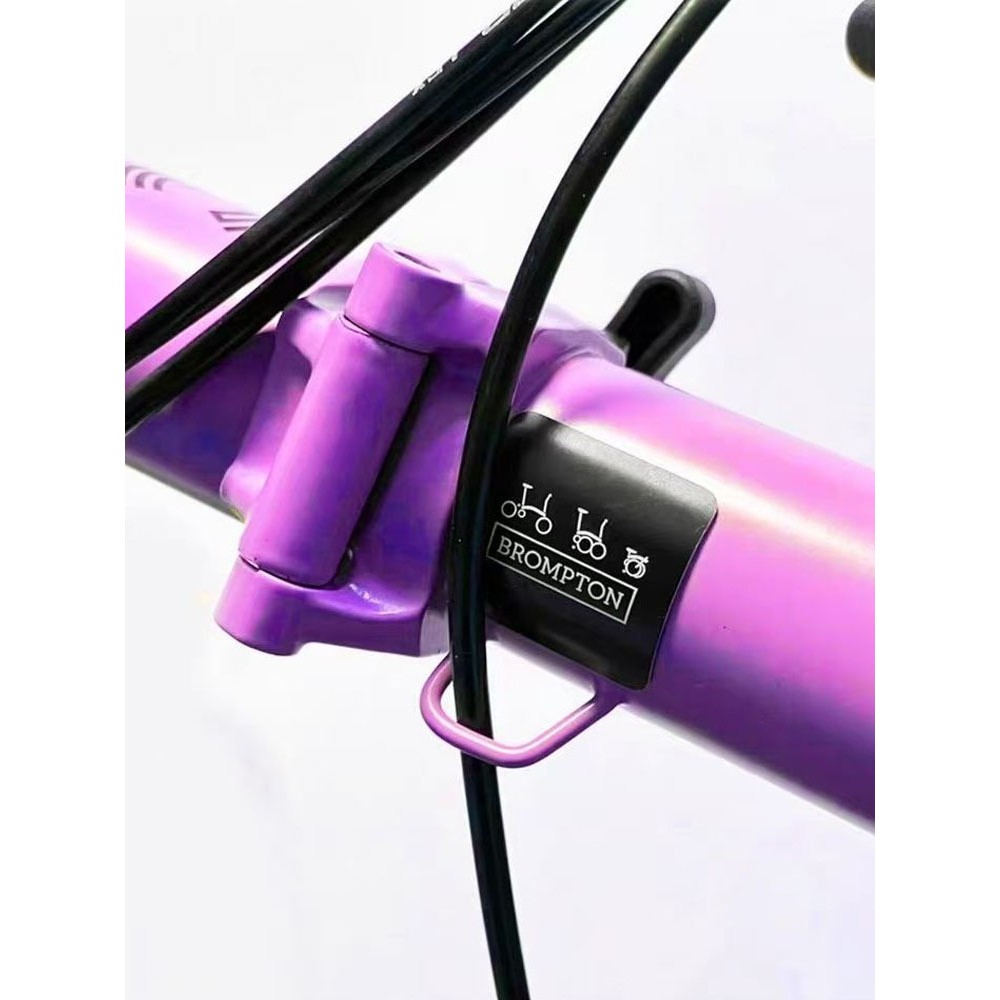 สติ๊กเกอร์อลูมิเนียมสำหรับจักรยาน Brompton รุ่น ABCP Line - รวมส้อมหลัง BB และด้านหน้า