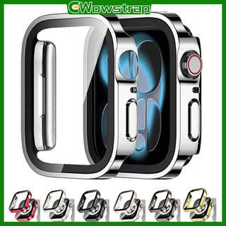 ปกป้องกันหน้าจอกระจกนิรภัย for Apple Watch Ultra/SE 3 2 Series 11 10 9 8 7 6 5 4 3 2 49มม 46 42 40มม 41มม 44มม 45มม