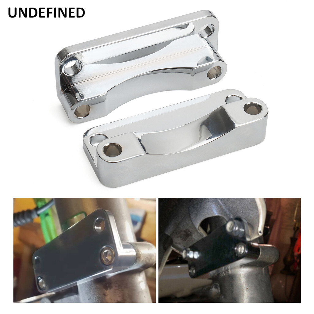 UN ขายึดสเปเซอร์บังโคลนหน้ารถจักรยานยนต์สำหรับ Harley Road King Road Glide Street Glide Electra Glid