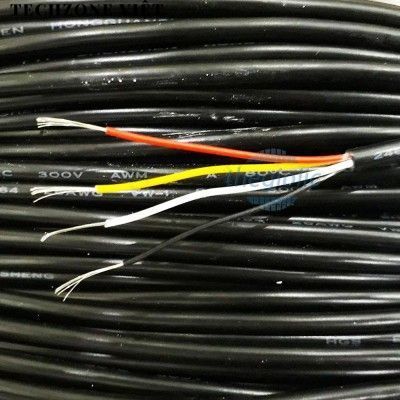 สายอลูมิเนียม 4-Core UL2464-22AWG-4C 4x0.5mm2 ปลอก PVC TechZone Viet