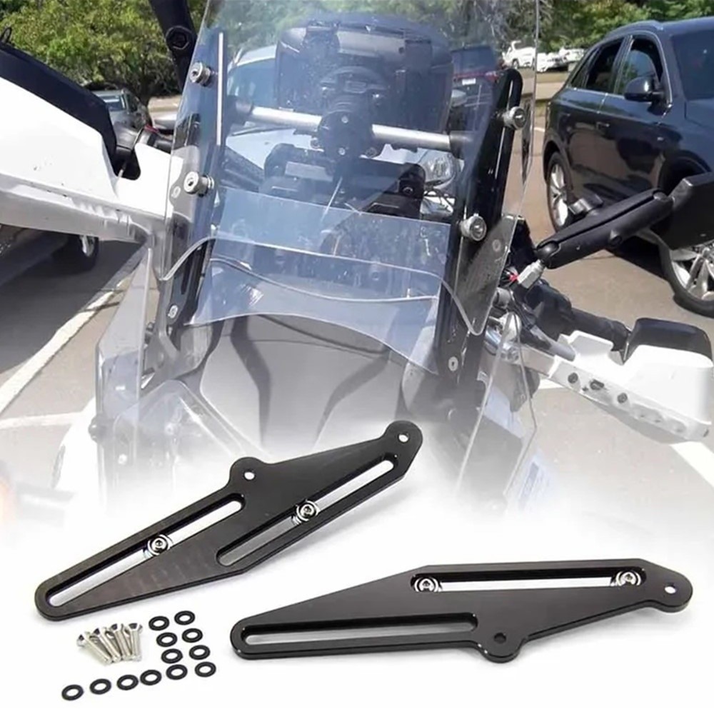 รถจักรยานยนต์ 4 "ปรับกระจกยก Rise Bracket กระจกสําหรับ Yamaha Tenere 700 T700 XTZ700 TX690Z Rally 19
