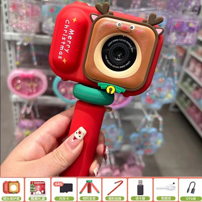 7033 คนคอลเลกชัน Tomato Ma Ma Christmas Special Edition S11 เด็กกล้อง 4800W Dual Photo 2.4 นิ้วกล้อง