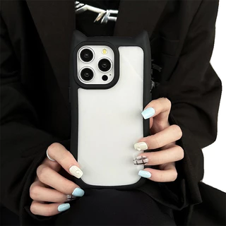 🌸INS🌸 3D Case เคส iPhone 11 เคสไอโฟน 15 13 14 12 16 17 Pro Max XR X XS Max เคสน่ารักตลกสีลูกกวาดกันกระแทกฝาหลัง