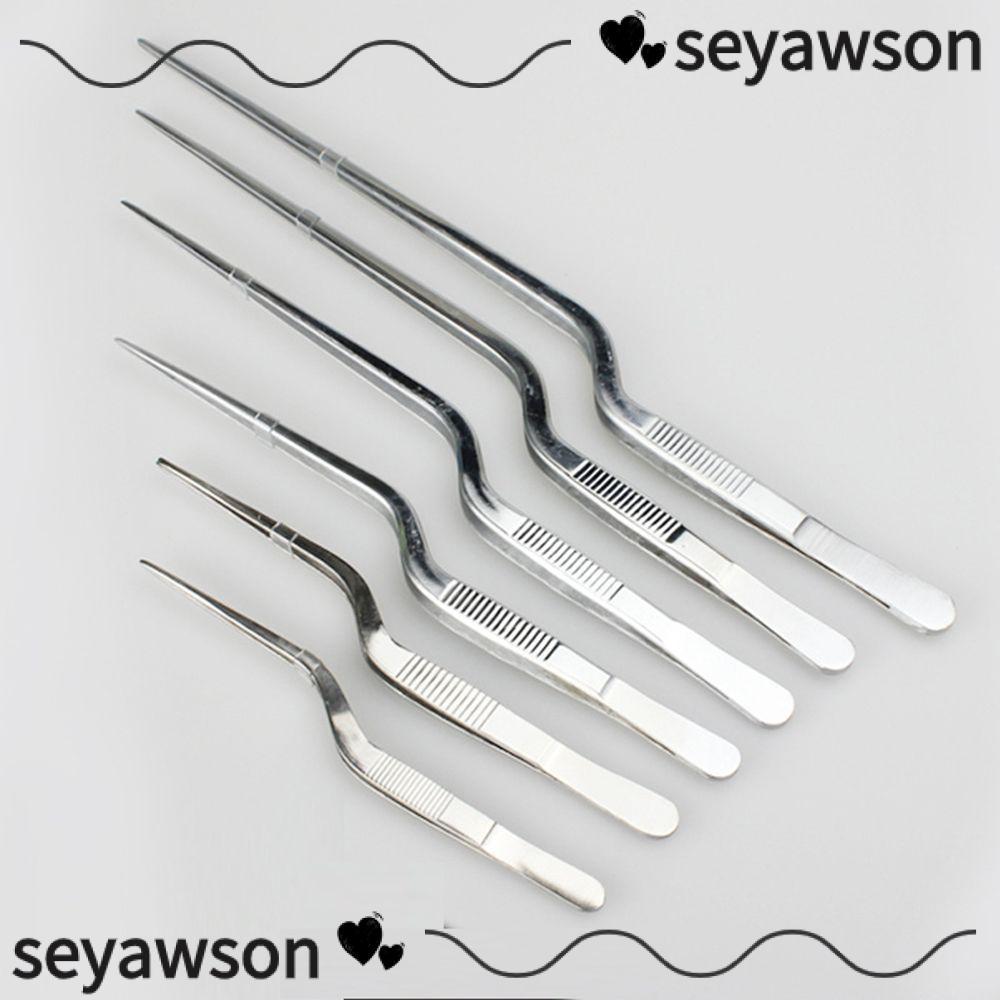 SEYAWSON อาหาร Tweezer เครื่องมือในครัวการนําเสนอการนําเสนอคลิปบาร์บีคิว