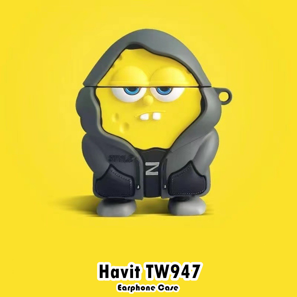 จัดหาโดยตรง สําหรับ Havit TW947 กรณีการ์ตูนน่ารักซิลิโคนอ่อนนุ่มหูฟังกรณีปลอก NO.2