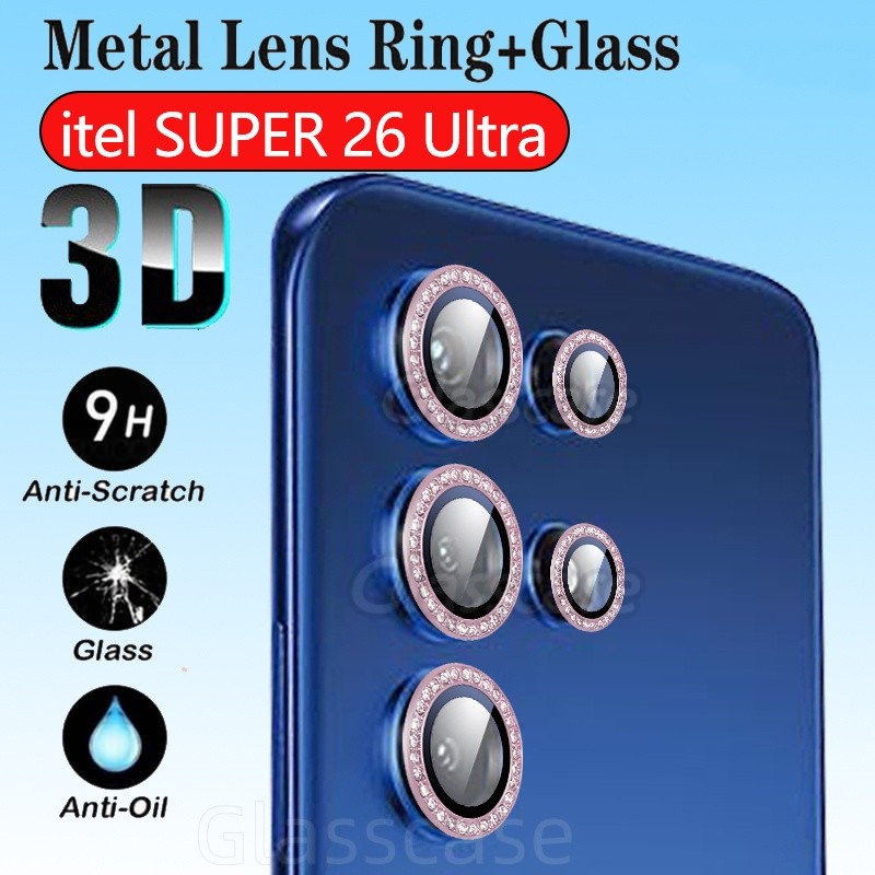 [คลังสินค้าพร้อม]เลนส์กล้องโลหะสําหรับ itel SUPER 26 2 6 S26 S 26 Ultra 26Ultra S26Ultra SUPER26Ultr