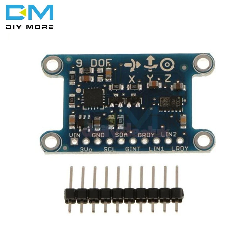9 แกน IMU L3G4200D โมดูล 9DOF เข็มทิศ Acceleration Digital Gyroscope Sensor สําหรับ Arduino 3-5V IIC